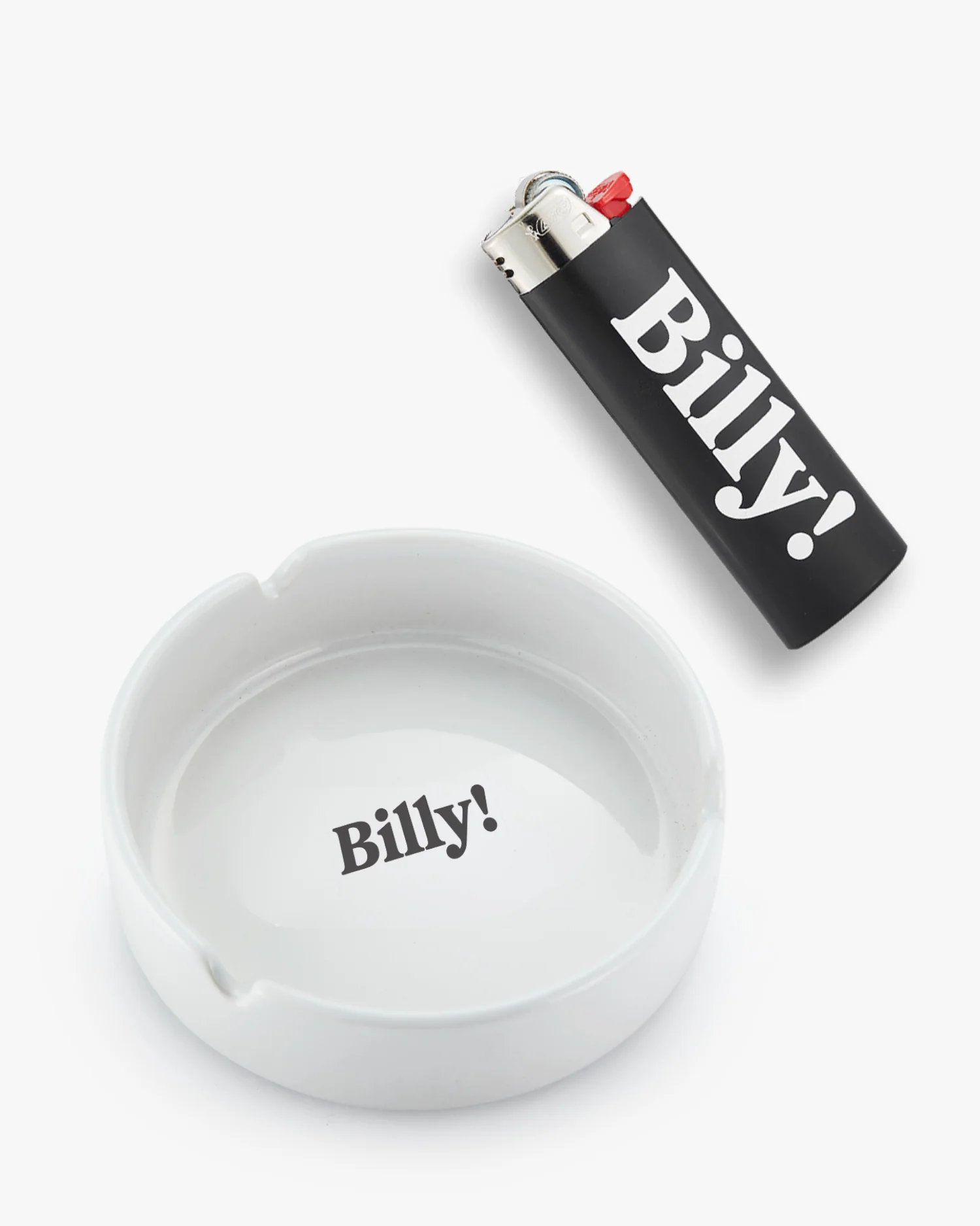 Billy! Ashtray and Lighter Set