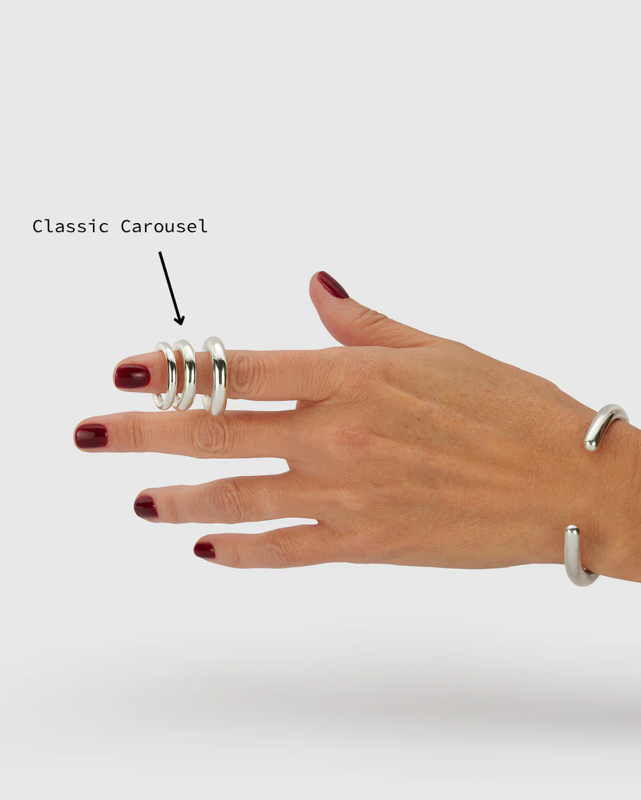 Carousel Ring in Silver - Image 5