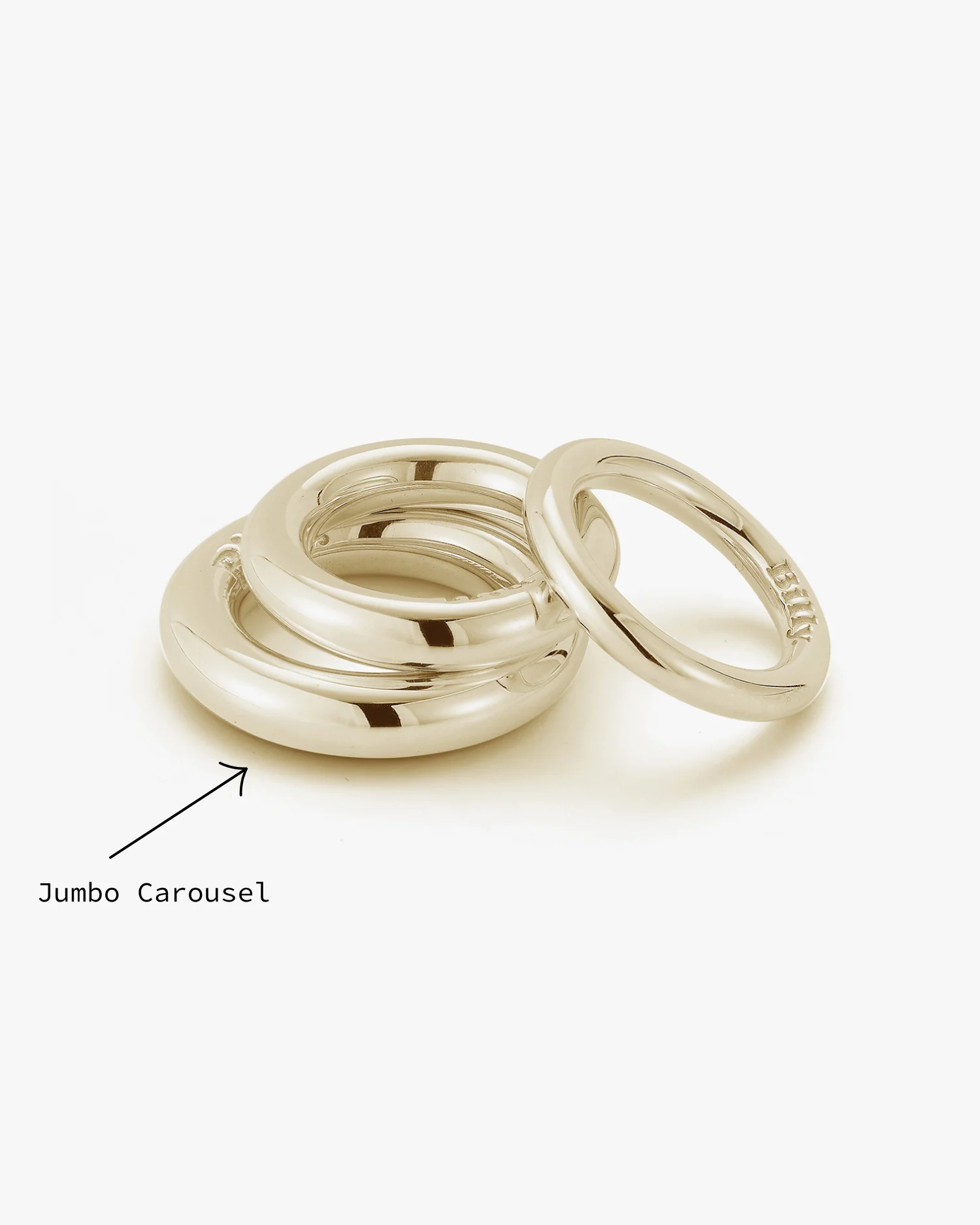 Jumbo Carousel Ring in Gold - Image 2
