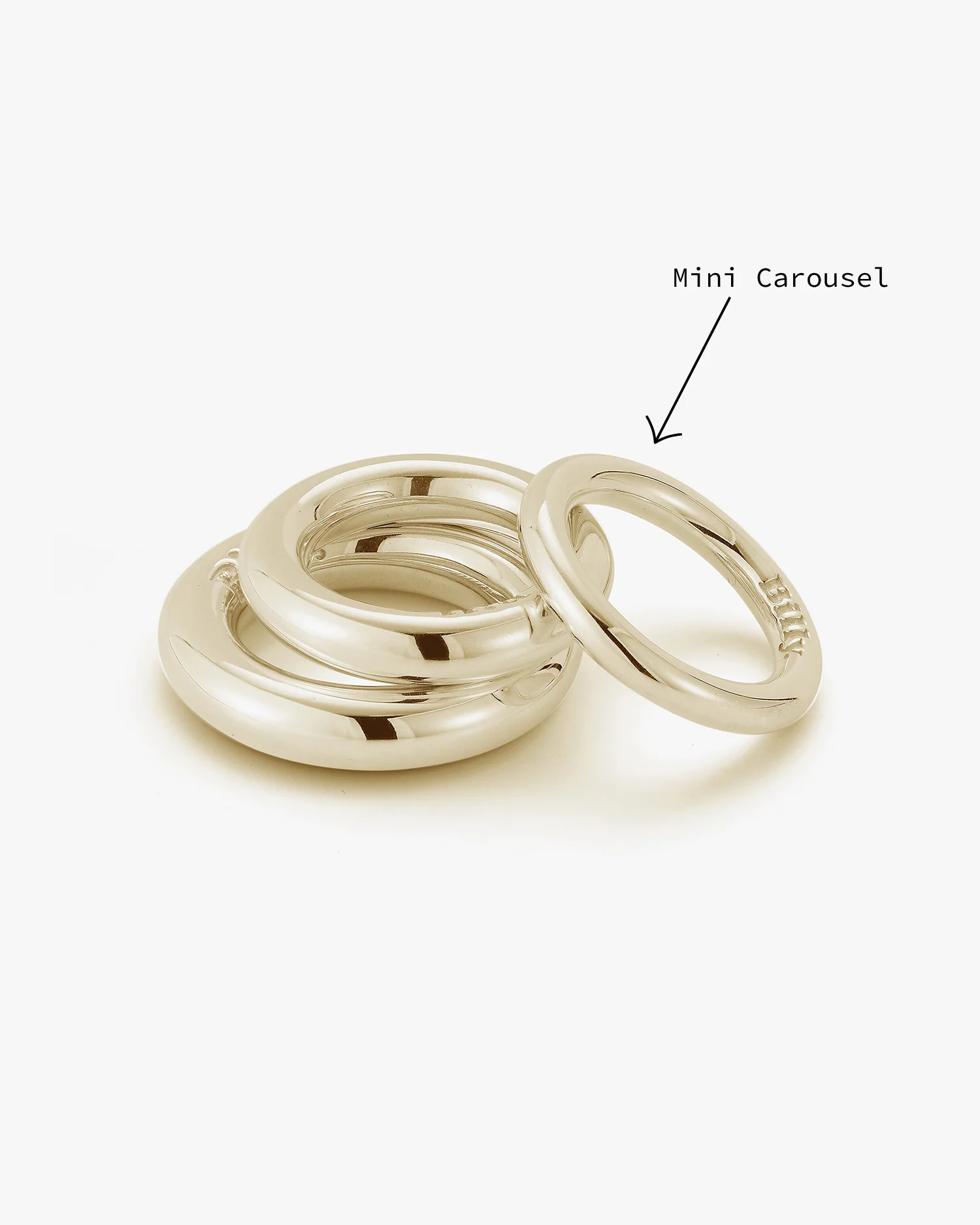 Mini Carousel Ring in Gold - Image 2