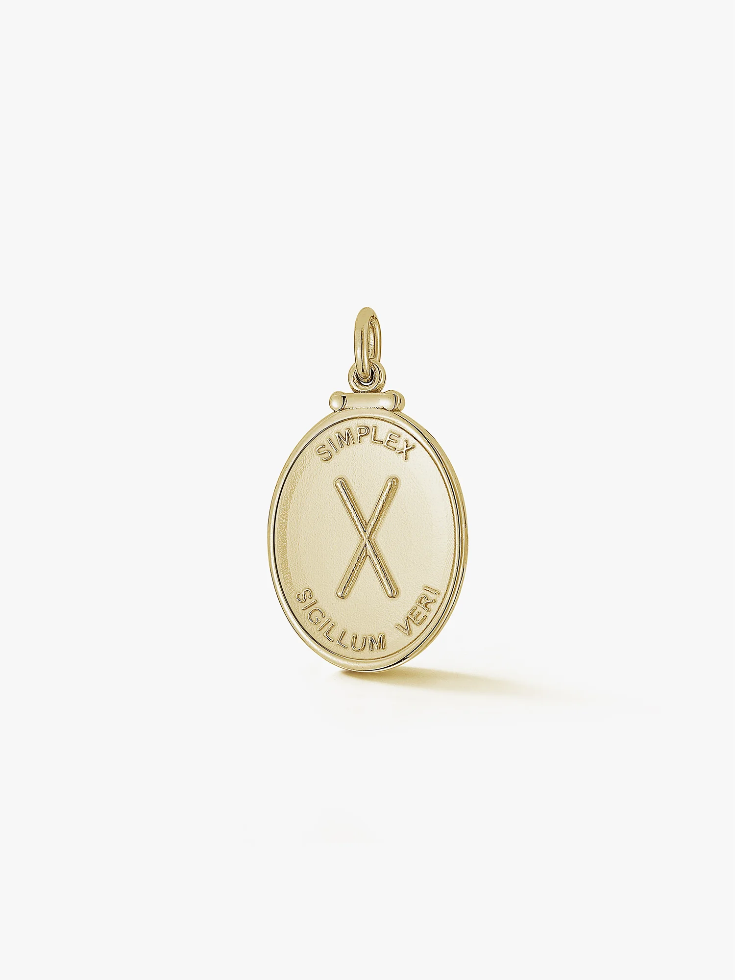 X Medallion in Gold - Image 4