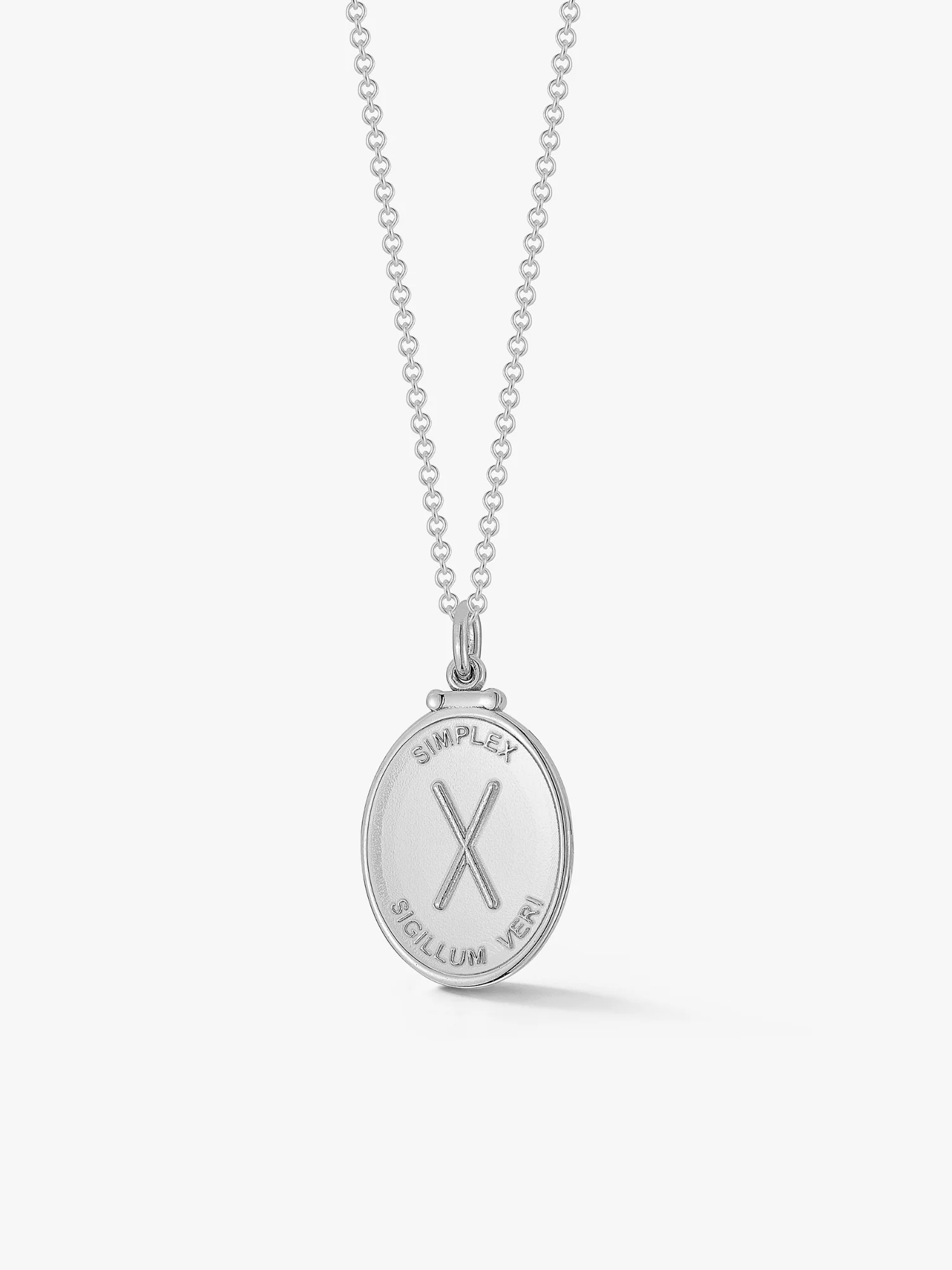 Silver X Medallion - Image 3