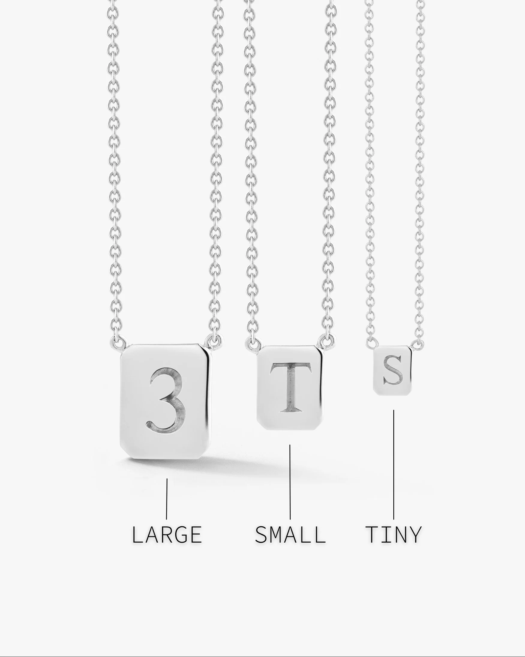 FU/ME Tag Necklace in Silver - Image 4