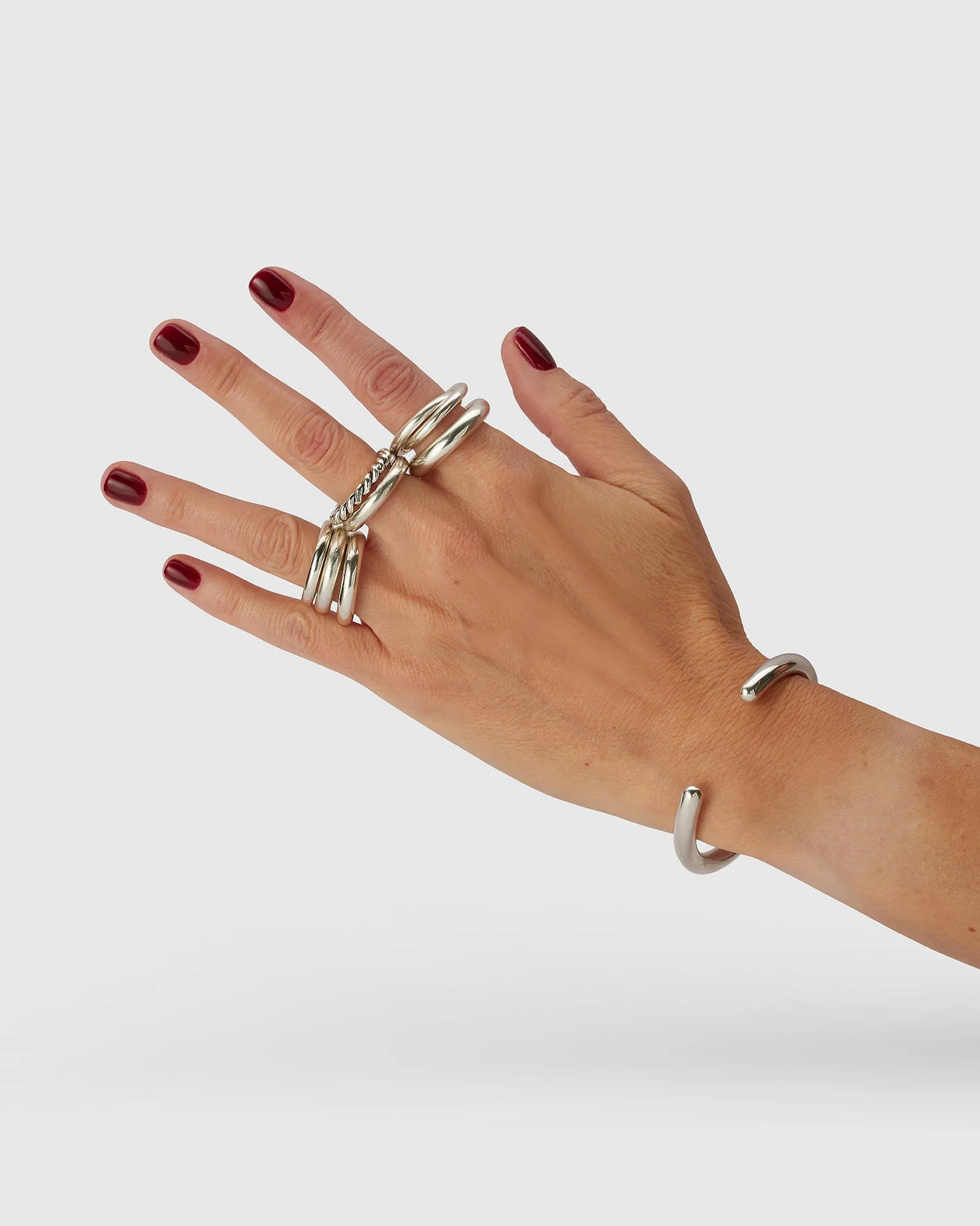 Jumbo Carousel Ring in Silver - Image 4